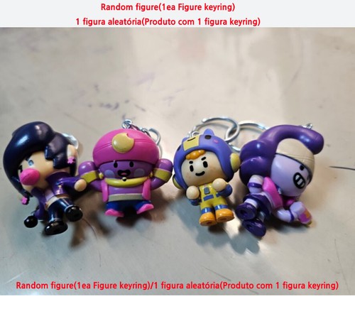 Brawl Stars Genuino Aleatorio Bolsa de Polietileno Mini Figura Llavero {1Pack 1ea Figura Aleatoria) - Imagen 6 de 7