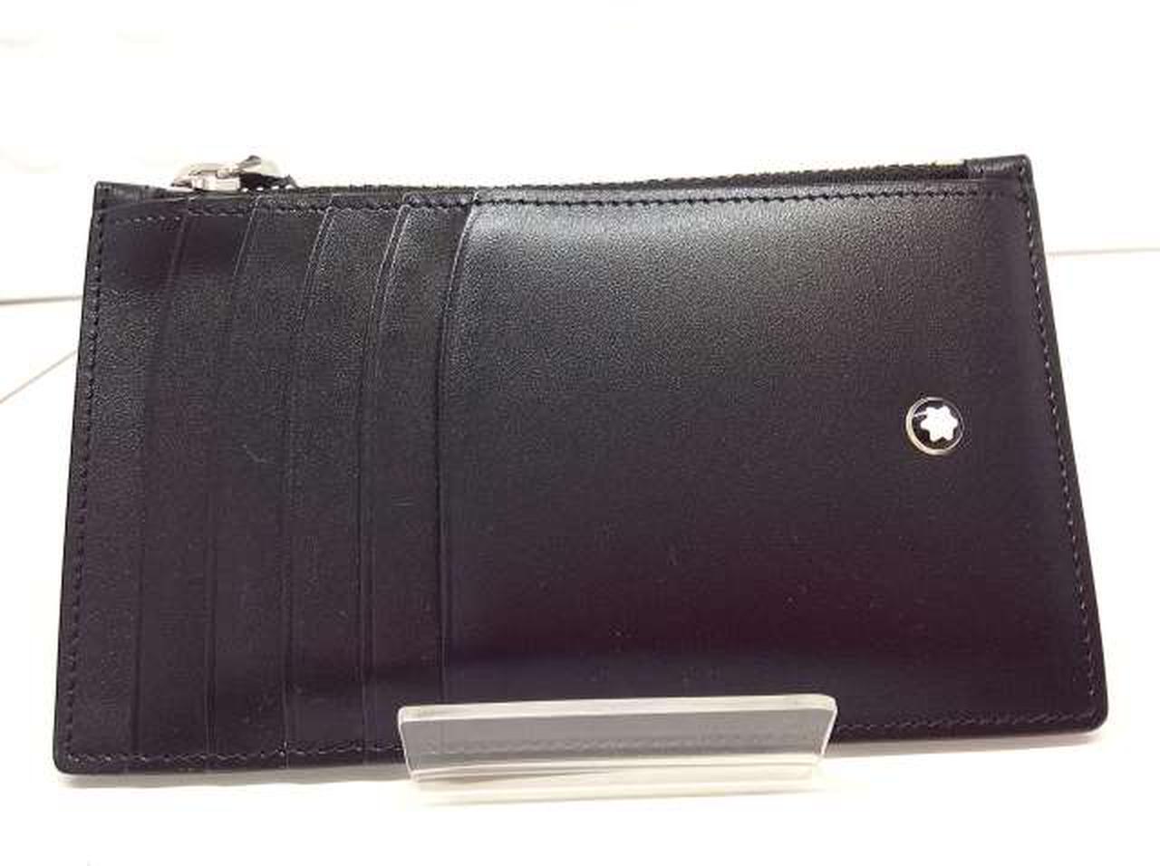 Montblanc Meisterstück Genuine Leather 5Cc Zipped Pocket Signature Logo M 118313  