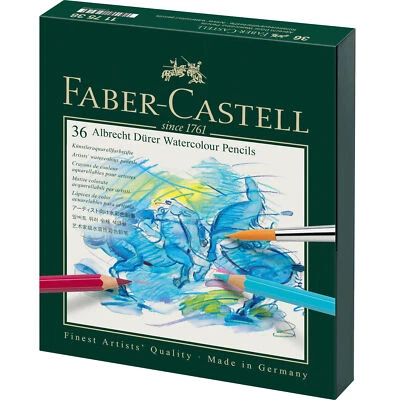 FABER-CASTELL Künstleraquarellfarbstifte Albrecht Dürer 36 Farben in Atelierbox