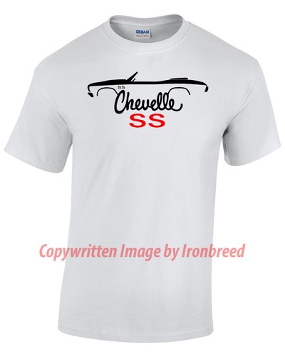 1970 1971 1972 Chevelle Convertible SS T Shirt Muscle Car 396 LS6 454 70 71 72 - Picture 3 of 5