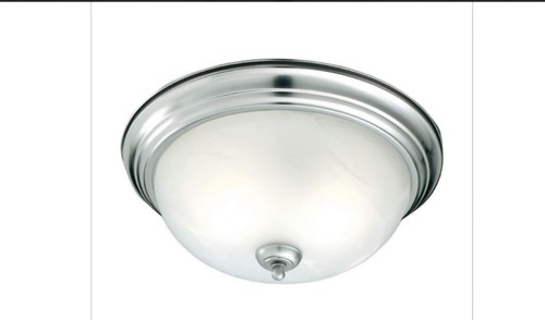 Thomas Lighting 1-Light Brushed Nickel Ceiling Flush Mount