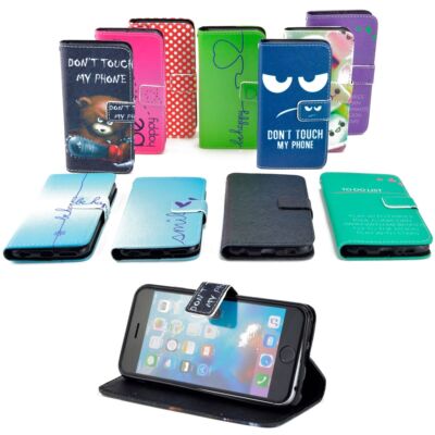 Handyhülle Schutz Case für Samsung Galaxy Tasche Cover Wallet Flip Etuis Motiv