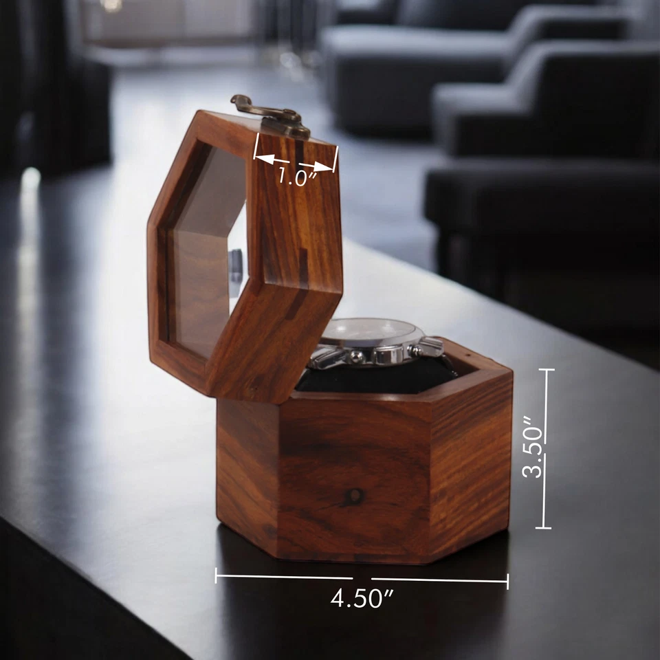 ROSEWOOD WATCHES BOX LALENTINE GIFT BOX FOR MENS AND WOMENS WOOD WATCH BOX - Image 2 of 4