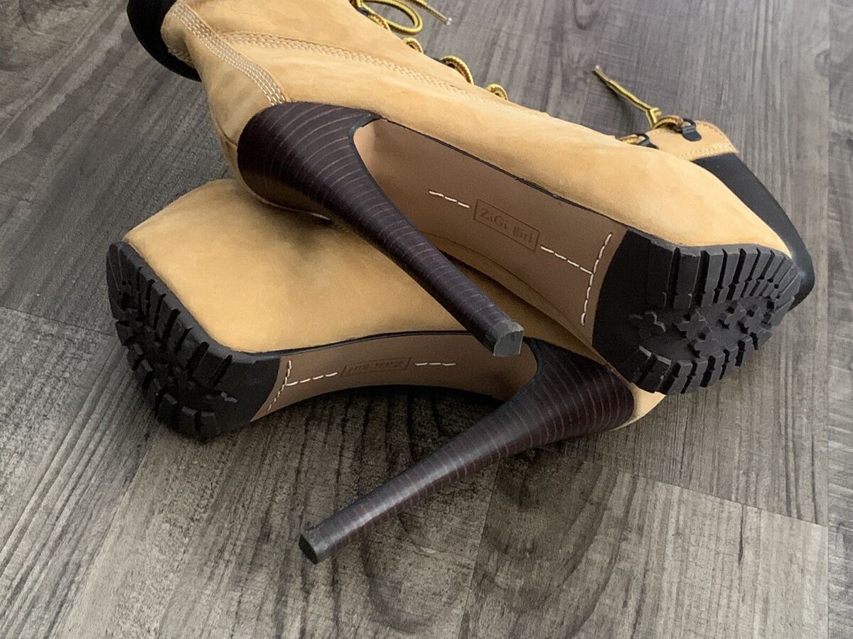 Zigi Girl Z-Jo Tan Nubuck Size 7 Construction Style Zjo 6 Zigi Girl Z-Jo Tan Nubuck Size 7 Construction Style Zjo 6