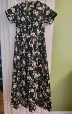 Hearts and Found Trudie maxi shirtwaist dress floral GUC size XL