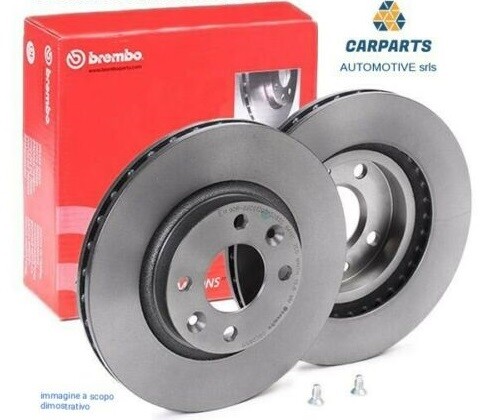 COPPIA DISCHI FRENO BREMBO ANT FOR OPEL AGILA (B)-SUZUKI SPLASH-SWIFT III MM252 - Imagen 1 de 1