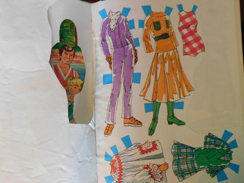 Muñecas de papel Whitman The Brady Bunch 1976 recortadas © 1973 - Imagen 5 de 11
