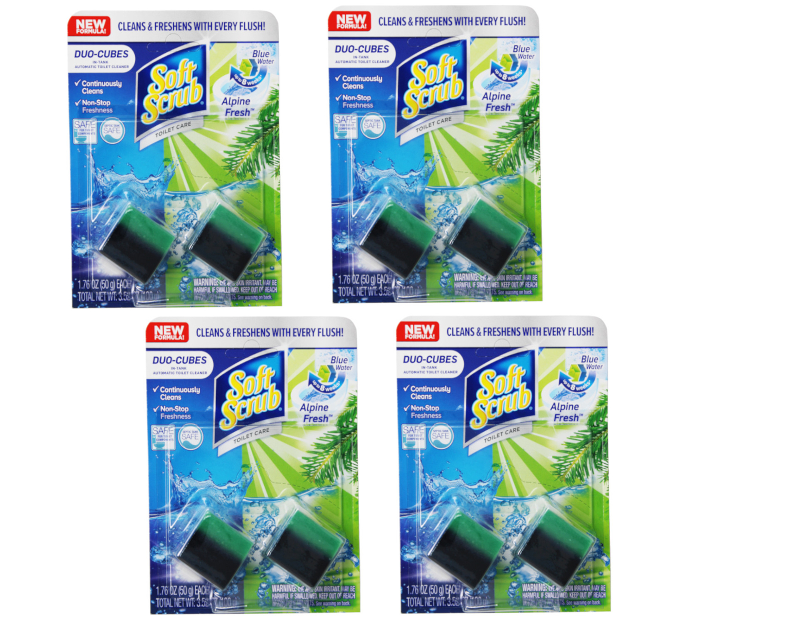 Soft Scrub InTank Toilet Cleaner DuoCubes, Alpine Fresh, 2 Count 4