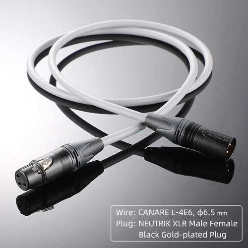 1 Stck. Neutrik XLR Stecker auf Buchse Stecker Canare L4E6 L4E6 zum Selbermachen Audio Verlängerungskabel - Bild 6 von 9