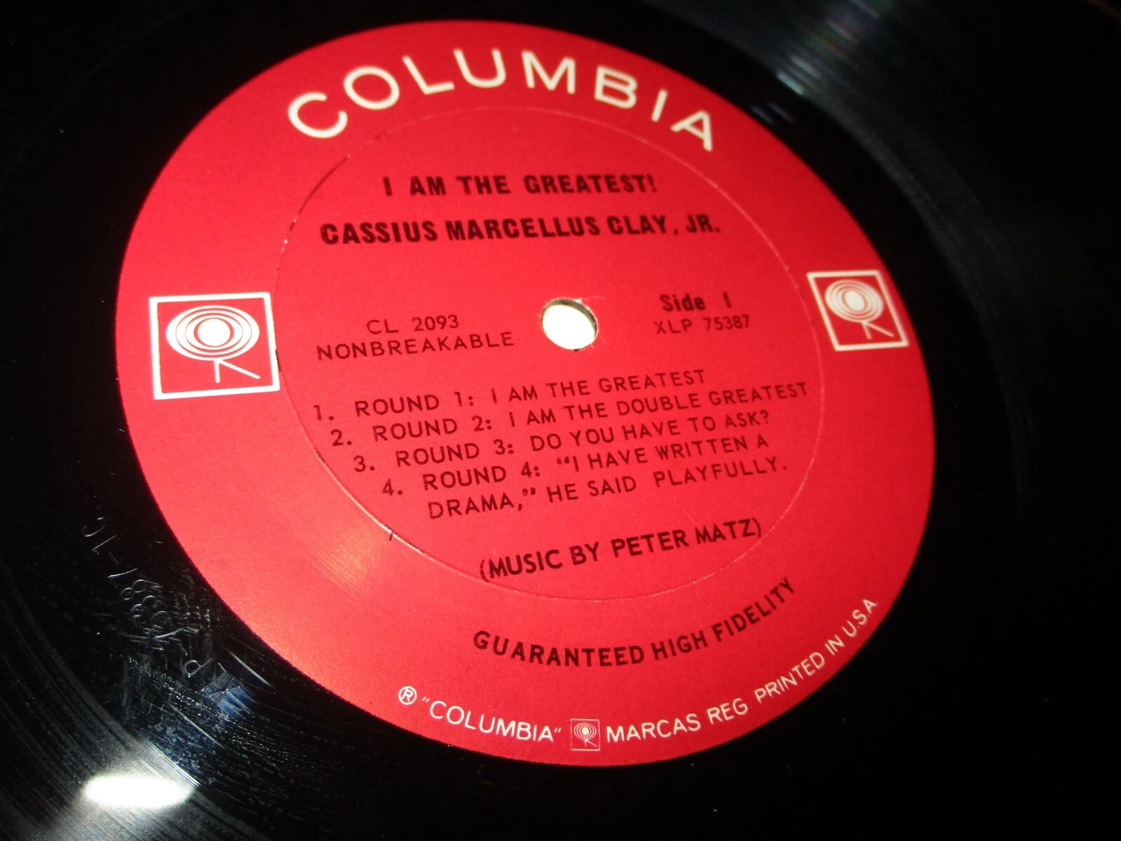 1963 CASSIUS CLAY I Am The Greatest Mono LP Columbia CL 2093 Muhammad Ali NM/NM - 画像2/4