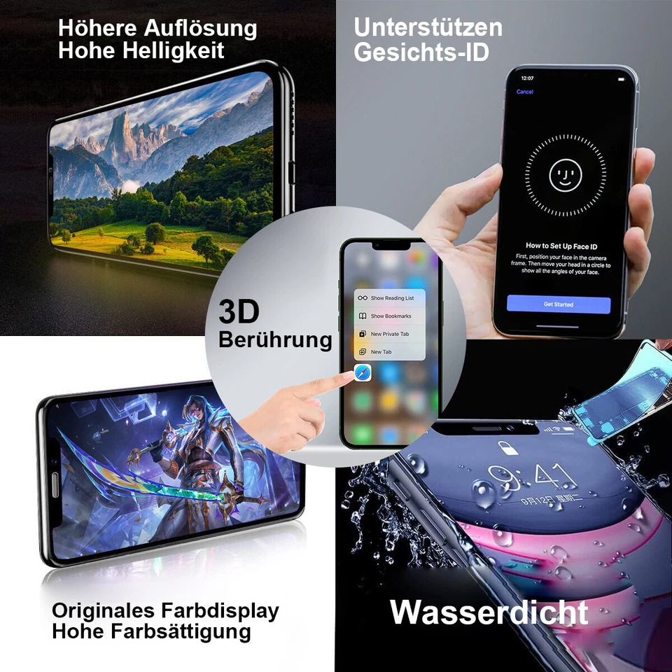 Ersatz Für iPhone 11 Display OLED LCD Bildschirm 3D Touch Screen Vormontiert Set - Bild 3 von 4