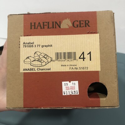Haflinger Anabel Sandal European Size 41 Slip On Felted Wool US Size 10 Haflinger Anabel Sandal European Size 41 Slip On Felted Wool  main image 4