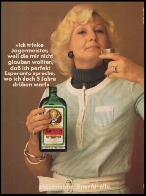 Jägermeister #1088 - Reklame Werbeanzeige Original-Werbung 1977