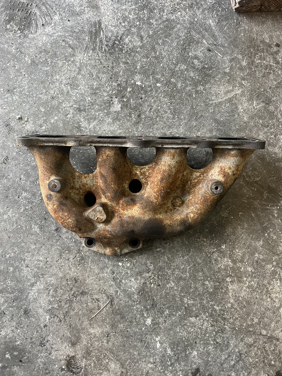 0815 MITSUBISHI EVOLUTION EVO 10 X OEM EXHAUST MANIFOLD (CRACKED) eBay