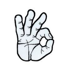 Patch toppe toppa ricamate termoadesiva ok mano scuba autorespiratore