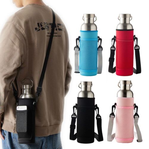Multipurpose Storage Bag Crossbody Water Bottles Pouch  Outdoor - Picture 1 of 15