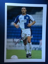 LORENZO AMORUZO - FORMER BLACKBURN FOOTBALLER - SUPERB SIGNED PHOTO