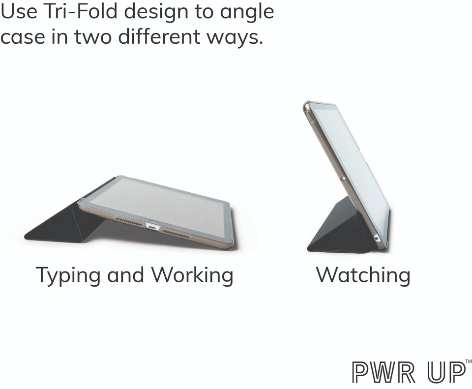 PWR UP iPad 10.2 inch Case (Compatible with iPad 9/8/7th Gen) | Black/Gray/Pink - Image 4 of 4