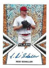 Reid Schaller AUTOGRAPH /10 Orange RC Vanderbilt Commodores 2020 Leaf Flash AUTO