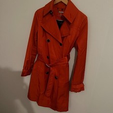 Julien Macdonald Trench Coat - Volcanic Red