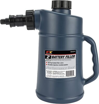 #ad Battery Filler Golf Cart Bottle Jug Water With Auto Shut Off 2 Quart Capacity $17.09