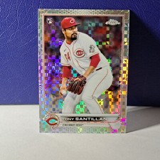 #193 Tony Santillan Cincinnati Reds 2022 Topps Chrome Xfractor Rookie Baseball