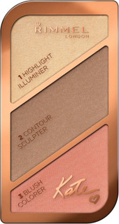 Rimmel London sculpting highlight contour and blush #002 Coral glow