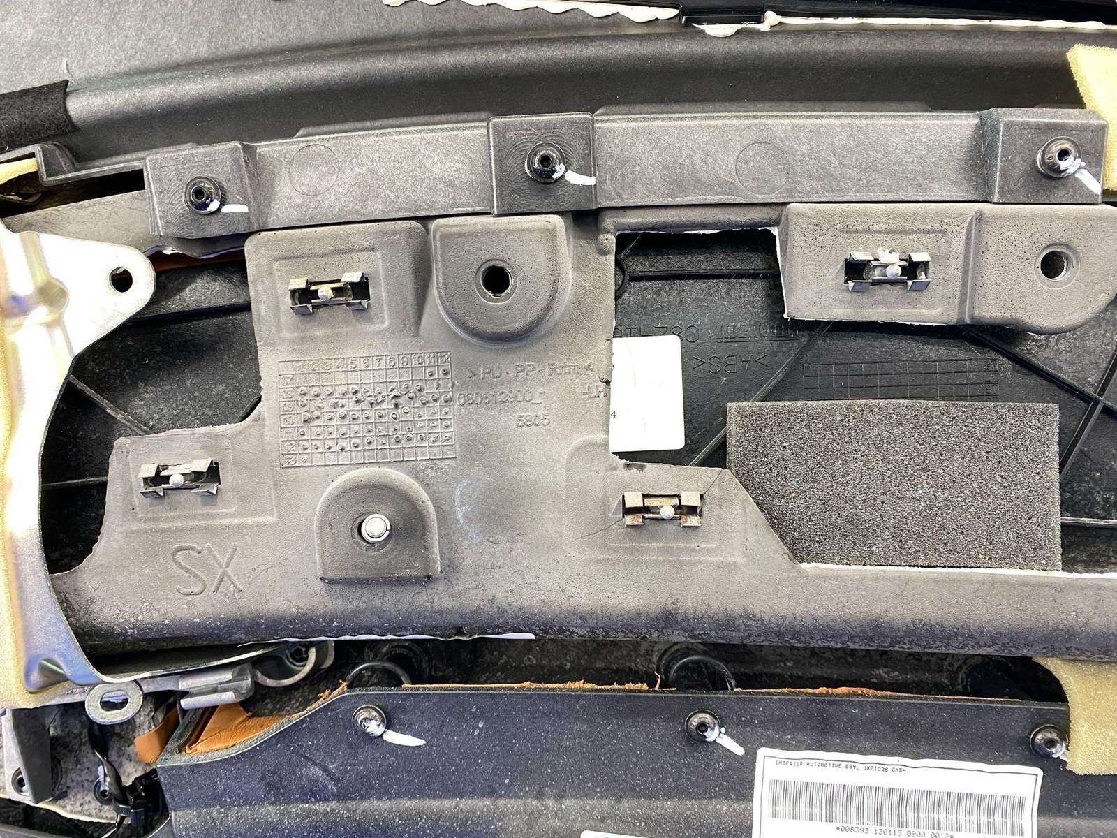 2012 2013 2014 FERRARI CALIFORNIA FRONT LEFT DOOR TRIM COVER PANEL BEIGE *WEAR*