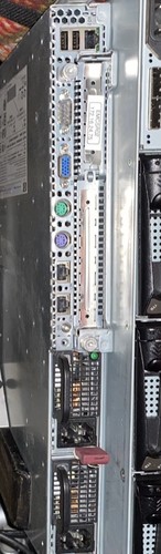 HP PROLIANT DL365 2xDual AMD Opteron 2.4 GHz Server w/64MB HP Smart Array E200i - Picture 2 of 5