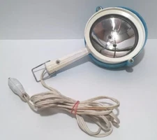 Vintage Do-Ray Lamp Co Chicago USA 800 Aqua Blue 12v Spot Light Works