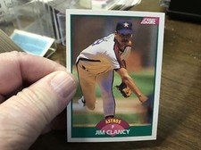Jim Clancy 1989 Score Rookie/Traded #42T Astros