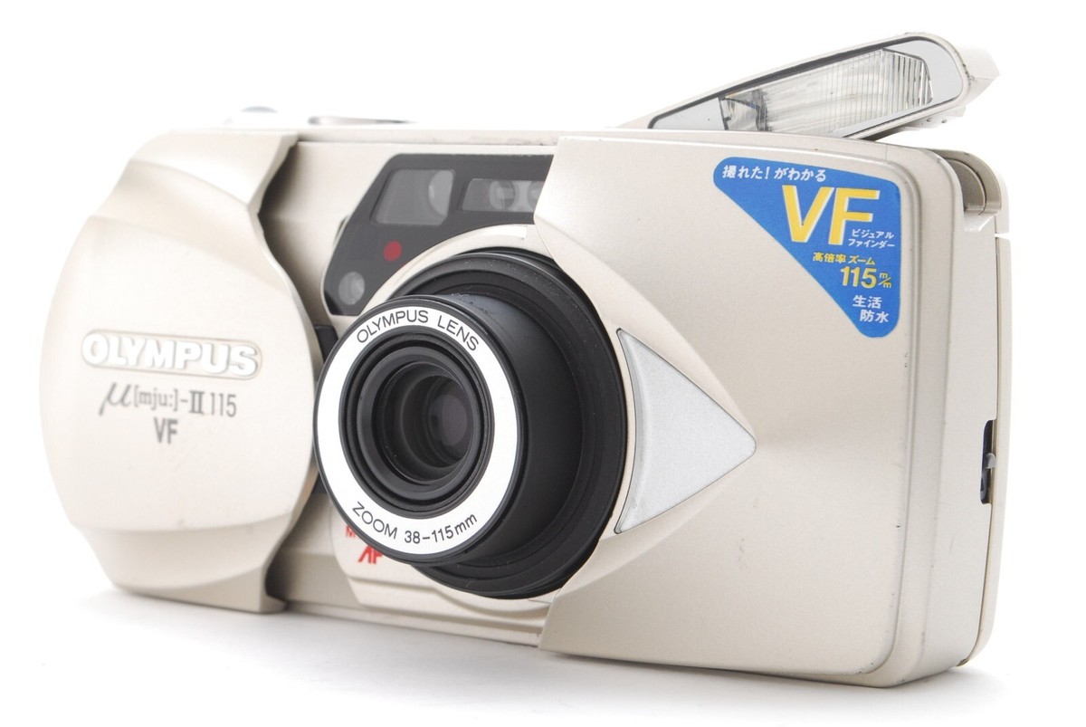 美品　OLYMPUS μ-ii mju 115 VF ＋Nikon L35 AD Near Mint] Olympus Mju μ II 115 VF AF Point & Shoot 35mm Film