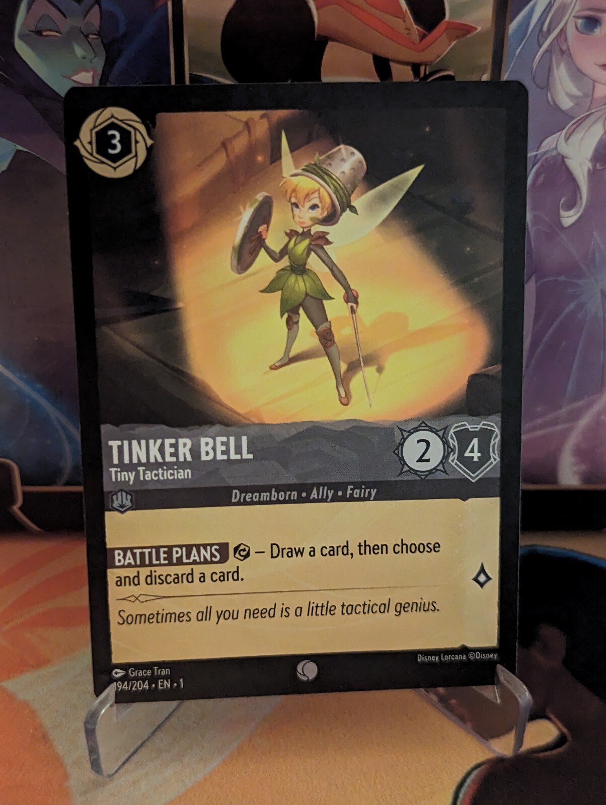 Disney Lorcana Tinker Bell - Tiny Tactician  194/204 Common NM TCG