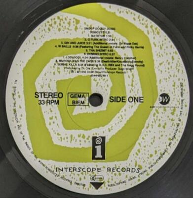 Snoop Doggy Dogg Doggystyle Snoop Doggy Dogg 1993 German Edition
