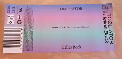 Craft Can Beer Wrap - Toøl-ator - To Øl - Helles Bock - Denmark
