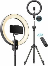TaoTronics Ring Light 12'' Ring Light with 78'' Tripod Stand Dimmable LED