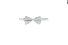 Michelsons Men's Light Gray Bow Tie