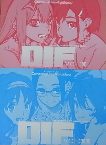 DARLING in the FRANXX Design Art Book The Art of DIF Vol.X & XX SET - Foto 1 di 12