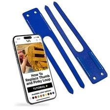 TOFL Baseball Glove Thumb and Pinky Replacement Leather Loops | Durable Laces...