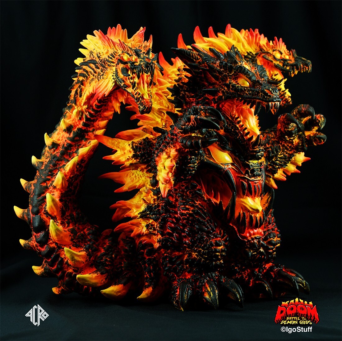 ACRO KAIJU DOOM Battle of the Demon Gods! LIZARD DEMON
