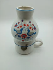 Vintage 1988 "Fragrance From The Heart" Essential Oil or Potpourri Burner Bird 