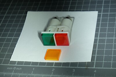 10 Stück Signalfassung 2x E10  Rafi  1.02038/202 mit Blenden rot,gelb,grün