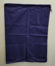 Laundry Hamper Drawstring Bag LSU Dark Purple XL Nylon w/Push Lock 2/Pack 28"x39