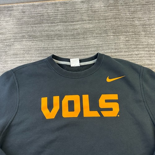 Tennessee Volunteers Nike Sweatshirt Mens Medium Black Pullover Crewneck - Picture 3 of 8