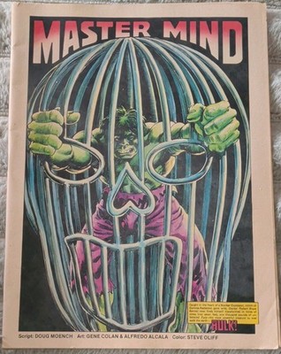 Marvel Comics Hulk Master Mind Doug Moench Gene Colan Alfredo Alcala Color Comic
