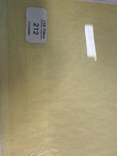 Lee Filters 212 L.C.T. Yellow Y1 Lighting Gel