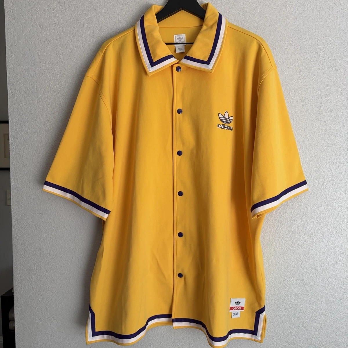 adidas Kareem Abdul-Jabbar Los Angeles Lakers Sports Fan Apparel