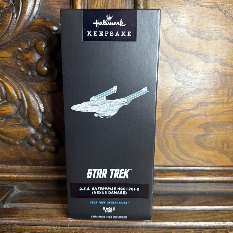NYCC /SDCC 2024 Hallmark Exclusive Star Trek USS Enterprise Nexus Damage LE/3000