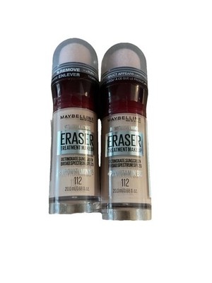 2 Maybelline Instant Age Rewind Eraser Treatment Makeup SPF 20 #112