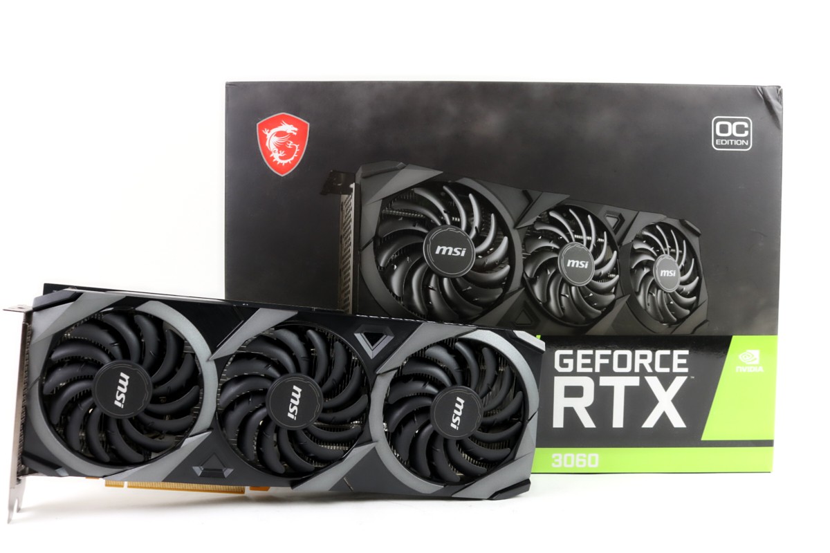 MSI GeForce RTX 3060 12GB Ventus 3X OC GPU w/Box | 1yr Warranty